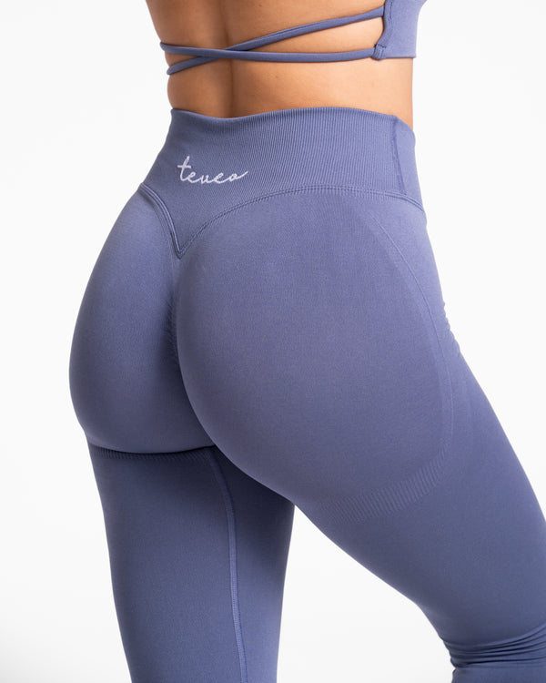 Legging TEVEO Fearless V-Shape Covert Scrunch Bleu - 2